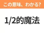 【中国語クイズ】「1/2的魔法」は何の映画タイトル？魔法が消えかけた世界に暮らす少年の物語！