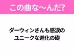 【ヒット曲クイズ】歌詞「ダーウィンさんも感涙の ユニークな進化の礎」で有名な曲は？大ヒット映画の主題歌！