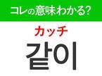 【韓国旅行に行く人は要チェック！】「같이（カッチ）」の意味は？KPOPアイドルもよく言うあの言葉♪覚えておくと便利な韓国語3選