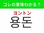 【韓国生活編】覚えておきたいあの言葉！「용돈（ヨントン）」の意味は？