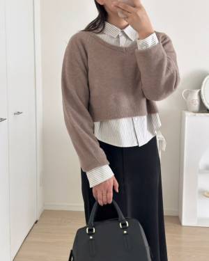 おしゃれさんが「買いの一択」とおすすめする【GU】の2ピースセーターは着回し力抜群♡