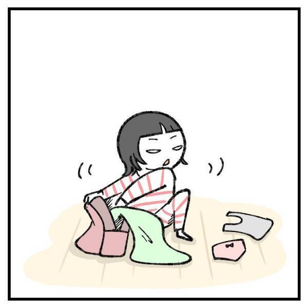 【育児マンガ】「理にかなってはいるけれど…」銭湯へ行くため4歳児がパジャマを脱いだ結果…まさかの姿に！？