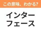 【ビジネス用語クイズ】「インターフェース」の意味は？社会人なら知っておきたい言葉！