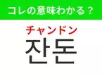 【韓国生活編】覚えておきたいあの言葉！「잔돈（チャンドン）」の意味は？