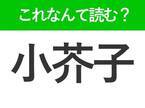 【小芥子】はなんて読む？誰もが知っている民芸品！