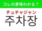 【韓国生活編】覚えておきたいあの言葉！「주차장（チュチャジャン）」の意味は？