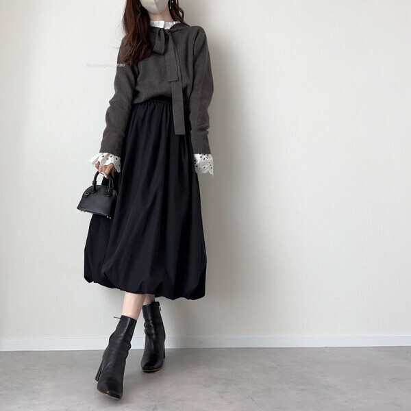 「はくだけでおしゃれ指数爆上がり！」【GU】のバルーンスカートがSNSでも絶賛の嵐！