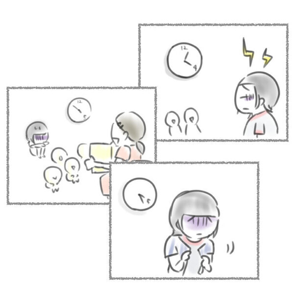 【育児マンガ】「娘の嘔吐にママは感動！？」お迎えまで頑張ってくれた我が子に涙！