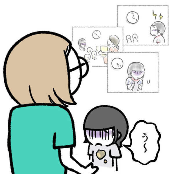 【育児マンガ】「娘の嘔吐にママは感動！？」お迎えまで頑張ってくれた我が子に涙！