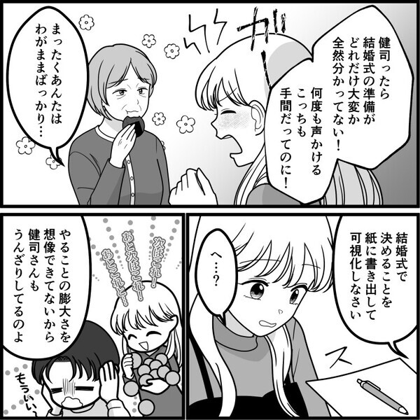 「お前は芸能人気取りか！？」「式の細かいところなんて誰も見てねーよ！」ブチギレ夫をとある方法で鎮めることに！