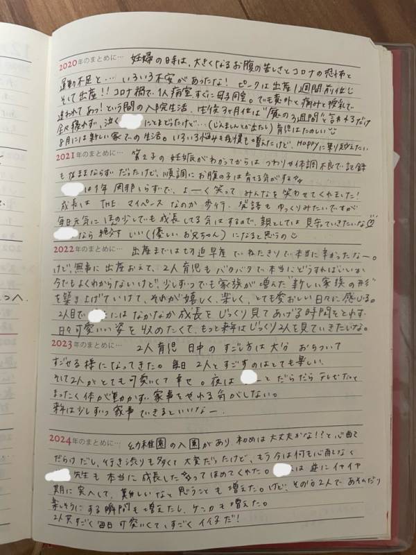 【親子の絆を書き記す】思い出や日々の出来事にオススメの日記帳