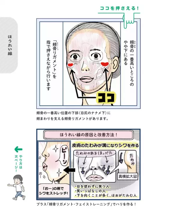 「ほうれい線の改善に！」カンタン＆すぐにできる“押し活”を紹介、ほうれい線の原因から徹底解説【ピンポイントで整う！じんわり押し活】