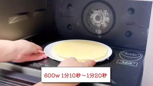 「えっ？電子レンジでクレープができるの！？」ホットケーキミックスでできる超簡単【クレープ】の作り方
