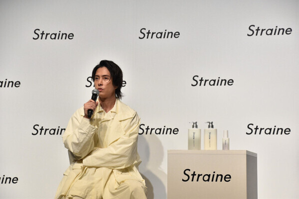 山下智久さん「僕らの夢に向かって」ファンに“ストレート”なメッセージも！新ヘアケアブランド「Straine」発表会に登場
