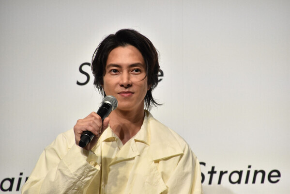 山下智久さん「僕らの夢に向かって」ファンに“ストレート”なメッセージも！新ヘアケアブランド「Straine」発表会に登場