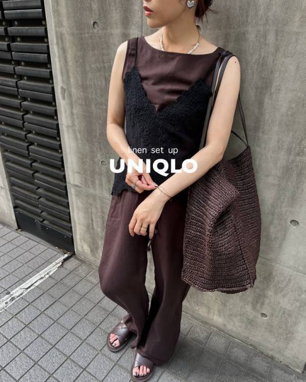 「上下セットで5,000円以下ってすごくないですか！？」【ユニクロ】リネンブレンドセットアップがアツい！