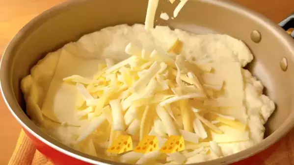 「フライパンでできる！」「手順も簡単！」ホットケーキミックスを使ったお手軽【チーズナン】レシピ