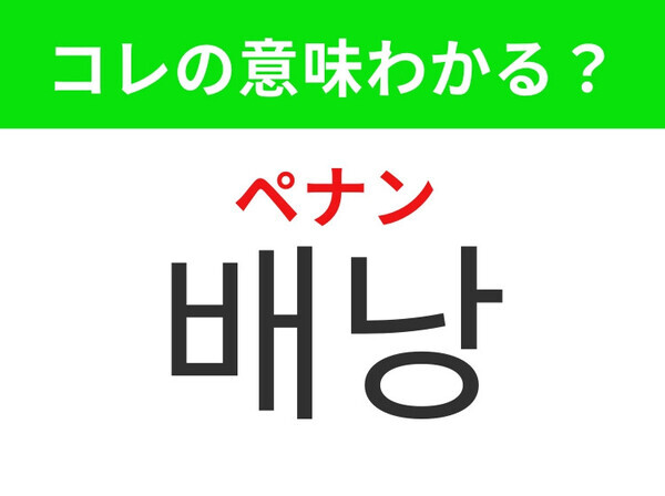 【韓国生活編】背中に背負うカバン！「배낭（ペナン）」の意味は？