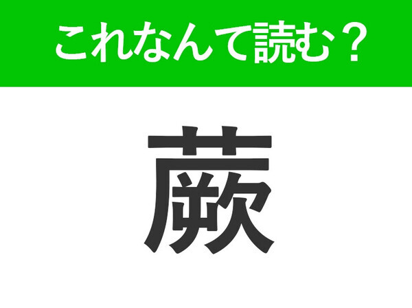 【蕨】はなんて読む？春から初夏が旬の山菜