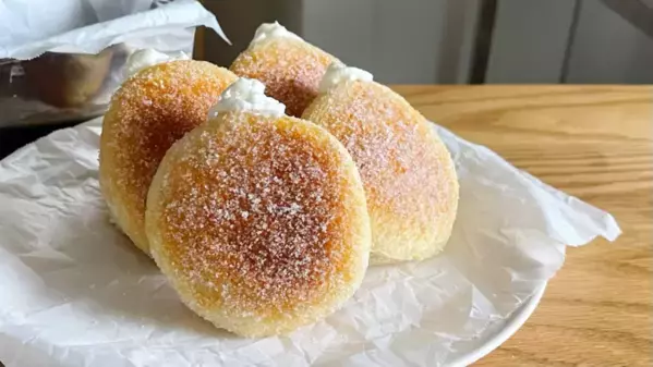 揚げないでできる超簡単クリームドーナツレシピ！最高においしいのに手間も洗い物も最小限♡