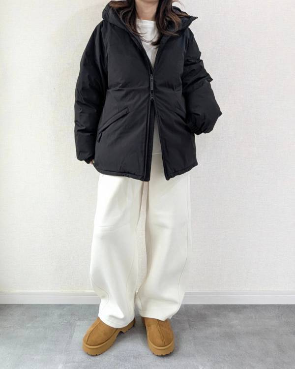 【GU】年末祭開催中の今こそ欲しい！すっきり着られるウォームパデッドパーカが最強すぎる！