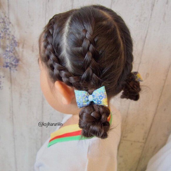 「運動会の主役はうちの子♡」運動会の髪型紹介！簡単・崩れない・かわいいヘアアレンジ【美容師監修】