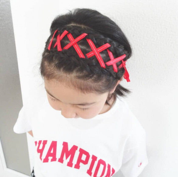 「運動会の主役はうちの子♡」運動会の髪型紹介！簡単・崩れない・かわいいヘアアレンジ【美容師監修】
