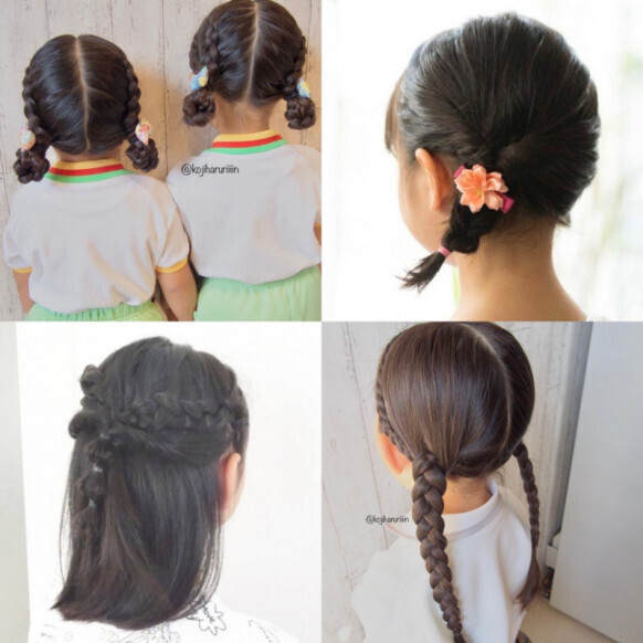 「運動会の主役はうちの子♡」運動会の髪型紹介！簡単・崩れない・かわいいヘアアレンジ【美容師監修】