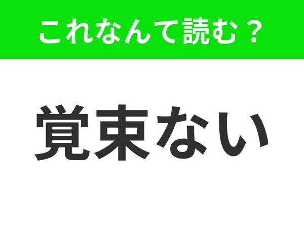 【覚束ない】はなんて読む？会話でよく使われます！