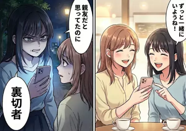 「私たち親友だよね！死ぬまで一緒にいようね！！」依存体質の友達がどんどんエスカレートしていき⇒「私より男を取るなんて！裏切者！」ストーカーまでされて・・・