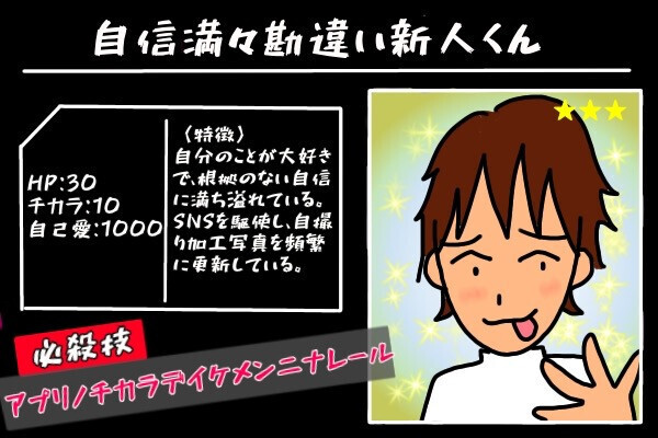 【承認欲求満たしたい系】新入社員が大暴走！職場で自撮り、SNSで“俺シゴデキ”アピールをしていて…