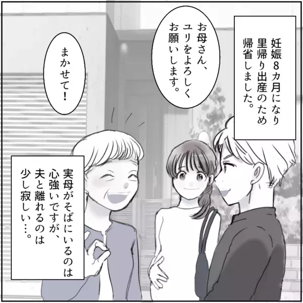 「里帰り中に不倫されてシングルになったの」友達の話を聞いて不安に…妊娠中の妻がサプライズ帰宅で夫の様子を見に行くと⇒「今日は嫁いないから愛し合おう！」最悪の現場に遭遇して・・・