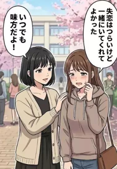 「私が復縁させてあげるね！」親友が元カレとの仲を取り持ってくれたものの⇒「彼はあなたのこと嫌いみたい」本音を知って落ち込むが、偶然“元カレと親友のキス現場”を目撃するはめに・・・