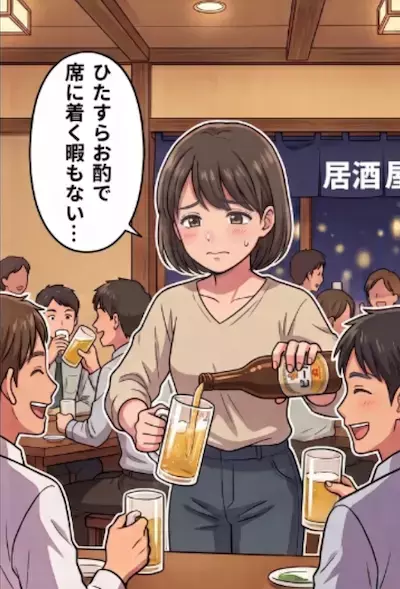 「これが新卒の洗礼か…」パワハラ気質の飲み会でひたすらお酌係。しかし先輩のグラスを見落としてしまい⇒「ちゃんと目ついてんのか！？見落とした罰だ！」“わさび大量”の寿司を強要されて・・・