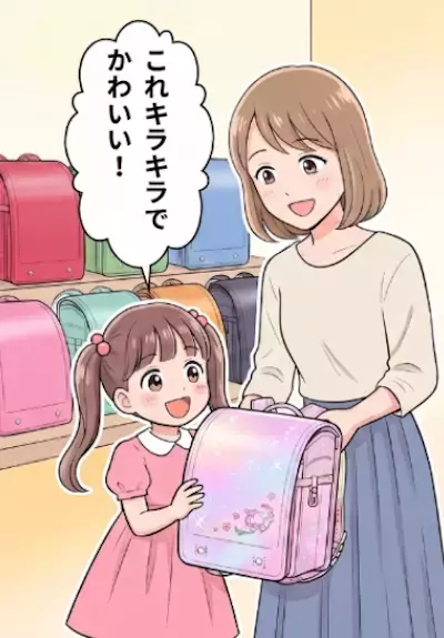 「こんなランドセル、小学校で恥かくだけよ？」頼りになる先輩ママからまさかの暴言！？全否定された娘が泣きそうになっていると⇒「ママ、嘘言っちゃだめだよ！」突然ママ友の息子が反論して・・・