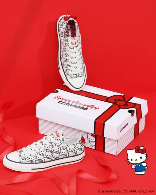 ファンにはたまらないコラボが登場！「コンバース×サンリオキャラクターズ」のかわいすぎる新作はヒット間違いなし！