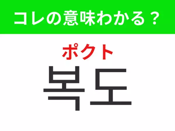 【韓国生活編】人が通るための道！「복도（ポクト）」の意味は？