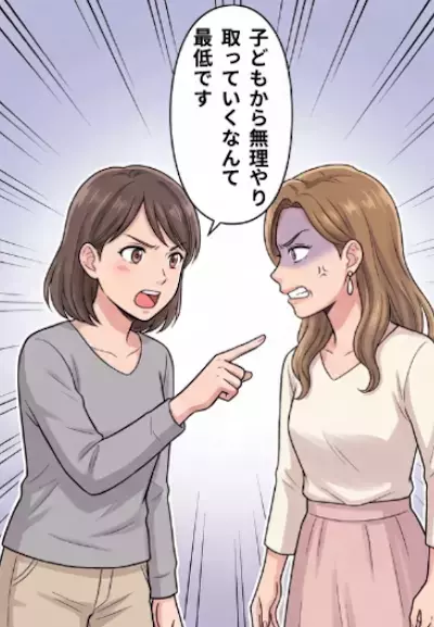 レアシールでバトル勃発！？「これ不良品だからもらうね～」シールを勝手に剥がして奪い取った非常識ママ友！宝物を取られて娘は大ショック⇒さらに、翌日家にまで押しかけてきて・・・