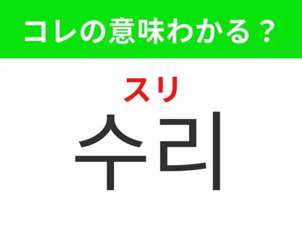 【韓国生活編】不具合を直して使えるようにすること！「수리（スリ）」の意味は？
