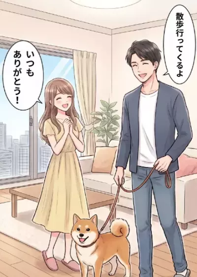 「なぜ愛犬の名前を知っているの…？」散歩担当の夫の代わりに犬の散歩へ行くと、そこで出会った美女に懐く愛犬⇒この出来事がきっかけで“夫の裏の顔”が明らかに・・・