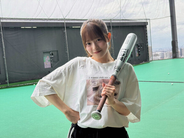「地上86m！天空の場所でストレス発散♪」【池袋バッティングセンター】を野球アイドルLumiétoile・越まりんさんがナビゲート！