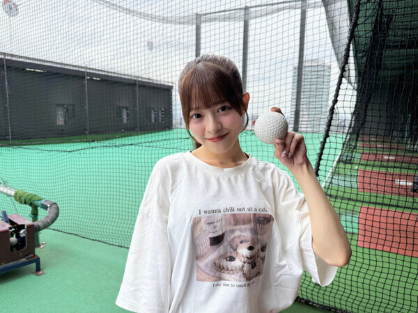 「地上86m！天空の場所でストレス発散♪」【池袋バッティングセンター】を野球アイドルLumiétoile・越まりんさんがナビゲート！