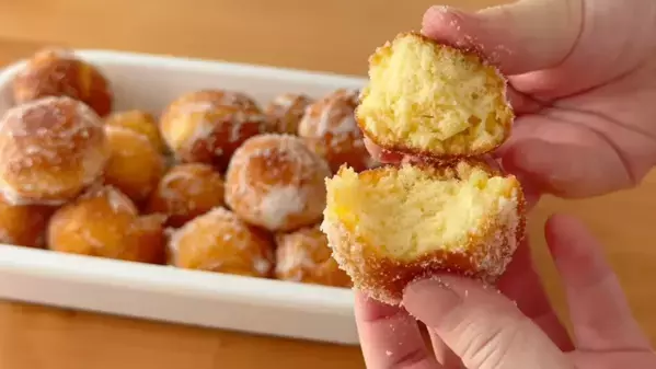 「材料費たったの100円！」ホケミで簡単【節約コロコロドーナツ】神レシピ