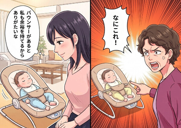 「なにこれ！機械に育児を丸投げするな！」ワンオペ育児を支える便利家電に義母がまさかの大激怒！？「まともな母親になれるわけない」と全否定してきたが⇒意外な人物がスカッと論破してくれて・・・