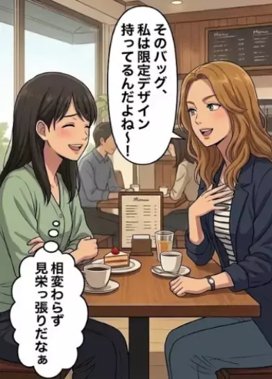 「え？（笑）彼氏さん低収入なのによく結婚決めたね～」見栄っ張りな友人に結婚報告をしたが全く祝ってくれず⇒「私の彼氏は超エリートなの！」自信満々で自分の彼氏を見せてきたが・・・