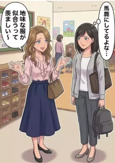 「安くて地味な服が似合うなんて羨ましいわ～」“セレブマウント”を取りまくる厄介ママのホームパーティにお呼ばれ⇒「自慢話しかしてないじゃん！」ひたすらセレブエピソードを聞かされて・・・