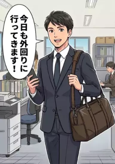 「今日も新規開拓と顧客訪問に行ってきます！」毎日のように朝から夕方まで営業に励む熱心な先輩⇒「うーん、契約数に対して新規が少なすぎる気がするなぁ」先輩の仕事の実態が気になって・・・