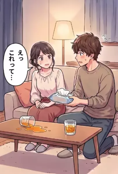 「え！？ひとり暮らしの男性が何でこんなモノ持っているの…？」マッチングアプリで出会った理想の彼と急接近！自宅に誘われて良い雰囲気になるが⇒彼が手渡してきたモノを見てドン引き・・・