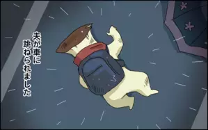 夫が青信号の横断歩道で車にはねられた話