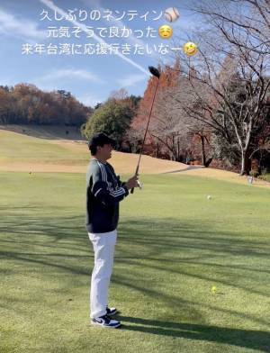 元西武・金子侑司、台湾で活躍中の元同僚と再会喜ぶ